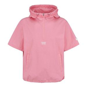 파리게이츠골프자켓 NQC 521E1JP282_PK 여성 시어서커 하프 집업 반팔 후드 아노락