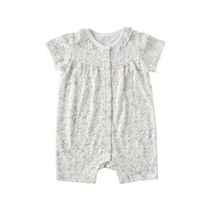 [밍크뮤]SC선물포장(아이보리)후르츠퐁퐁뱀부반팔우주복(3637004118)신생아 백일 A