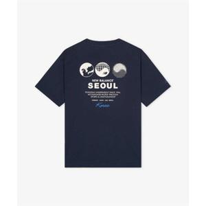 뉴발란스 NBNEG2A013 UNI NB 서울 글로벌 익스클루시브 반팔티 (NAVY) NBNEG2A013_59 317221