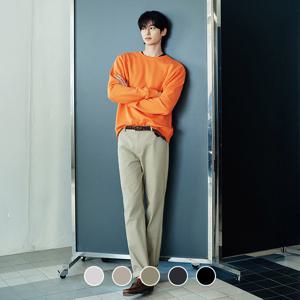 [지오다노]남성 사계절 테이퍼드핏 클래식 코튼 치노 팬츠 면바지 116522