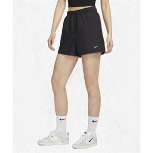 나이키 NIKE 스포츠웨어 클래식 우븐 미드라이즈 쇼츠 W - 블랙 화이트 FV7558-010 2500974