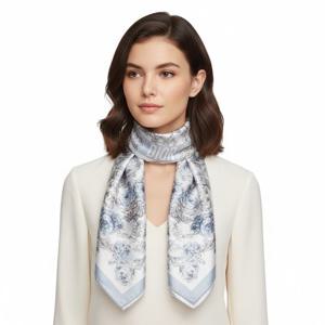 디올 여성 로지에 드 90 스퀘어 실크 스카프(아주르블루) 61RSE090I645 C515