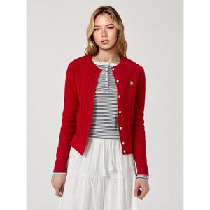 [후아유]Steve High Gauge Cotton Cable Cardigan WHCKG2325F