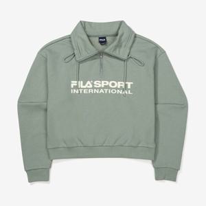 [휠라(프리미엄)]빅로고 면혼방 하이넥 맨투맨 FS2POF3171FDMI