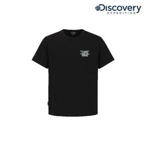 [디스커버리] 유니 헤비웨이트 스몰레터 반팔티셔츠 (DXRS5M063_BKS)