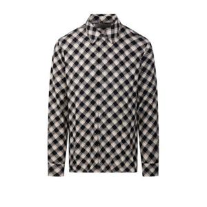 아미 셔츠 USH011VI0021012 BLACK OFF WHITE DOM