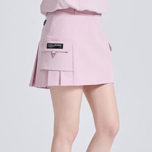 챌린저 여성 포켓 디테일 플리츠 큐롯 스커트 라이트핑크 CHE3WSK5964LP