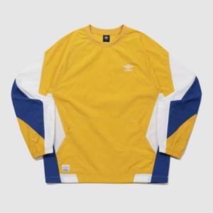 엄브로긴팔티 TQT UQ121CWT33-YOR 팝러쉬 컬러블럭 우븐 피스테 / Yellow ORange