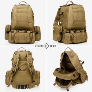 팩팬 대용량배낭 군배낭 55L 카멜베이지 아웃도어백팩 소형등산배낭 등산생존가방 남성여행가방 밀리터리가방 남자전술가방