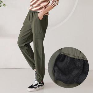 [의류] 셀피아 안감양털 모노 카고 조거바지 SD-251018