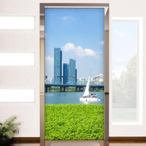 아트박스/꾸밈 cj499-따사로워보이는날_현관문시트지