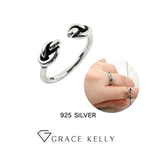 [그레이스켈리]더블꼬임 925 실버반지