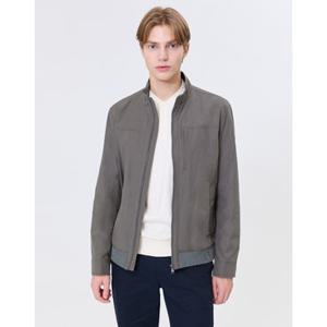 헤지스 남성 24FW 반값세일스테디셀러그레이 포켓배색 면혼방 캐주얼점퍼 WHJU4C303G2