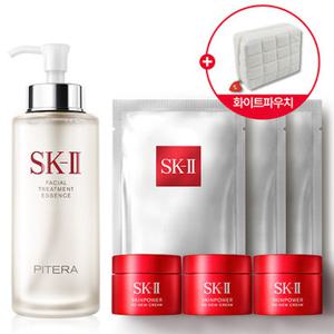 [백화점][LIVE] SK-II 대용량 피테라에센스 330ml세트 (+화이트 파우치)+쇼핑백