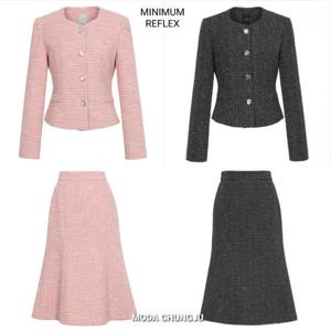 [미니멈]MD 트위드 투피스 자켓  스커트 셋트 MD MXAGWJ1090 MXA