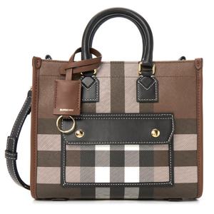 버버리 프레야 체크 여성 토트백 MN FREYA TOTE 8069661
