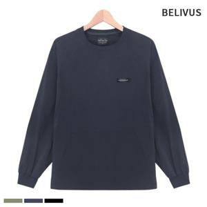 빌리버스 남성 우븐 맨투맨 WS153 남자 라운드티 긴팔 티셔츠