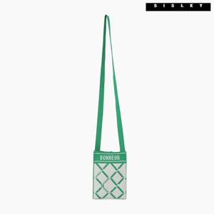[시슬리]시슬리 자카드 니트 크로스백 SCBG03311_GN