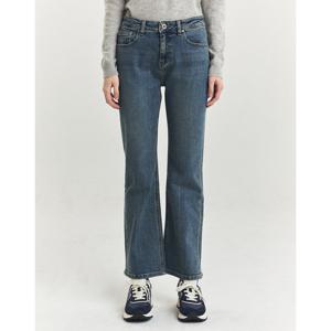 헤지스 여성 24FW 클리어런스기모부츠컷 네이비 데님 팬츠 HSPA4D982N2