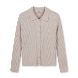 [폴햄]여성 카라 립 골지 가디건 PHE4EC2320