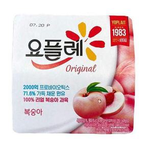 [빙그레] 요플레 오리지널 복숭아 340g (85g X 4입) 코스트코