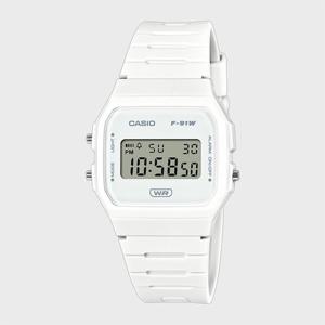 CASIO 카시오 F-91WB-7A 남여공용 미니멀 경량 전자시계