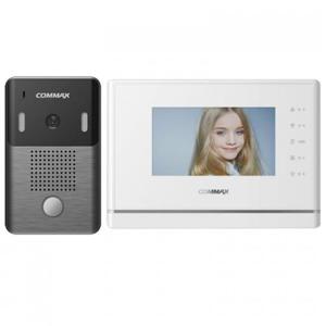 코맥스 비디오폰 CAV-70Y 화이트 + DRC-4Y