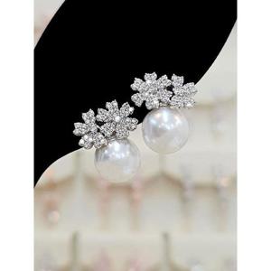 볼라레 세이브존03 볼라레 크레스핀 진주 은침귀걸이 2color AGSSS1634A