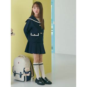 [빈폴키즈] 솔리드 시그니처 책가방 아이보리 (BI51D4U030)