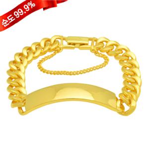 [골드모아] 남자 순금 팔찌 37.5g 24k [스틱 커브]