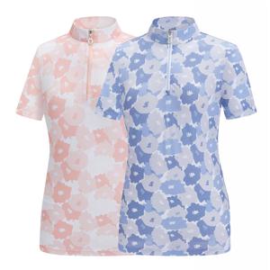 콜핑 여성 여름 메쉬 집업 반팔 티셔츠 밀루(여) KUT4917W