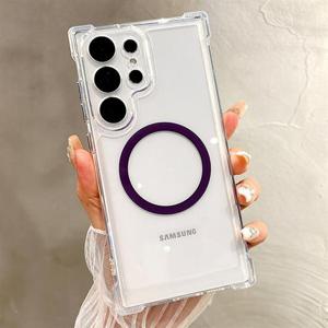 갤럭시S24 플러스 울트라 맥세이프 풀커버 투명젤하드범퍼케이스