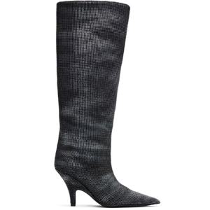 알렉산더왕 롱부츠 블랙 디아블로 롱 부츠 242187F115007