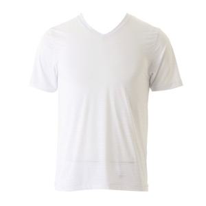 자외선차단OK 차가운 냉감소재 아쿠아 엑스 V넥 남자 반팔 런닝 WMV2414A