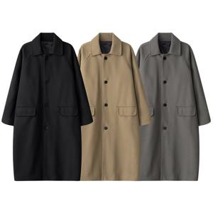 [리빌모아]남자 베이직 오버핏 카라 발마칸 울 코트 ET-CT-Q016-