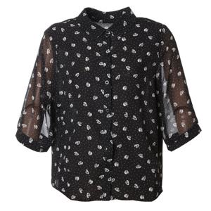 [모라도]소매시스루블라우스 ROM8BL450