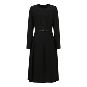 [씨]시퀸 트위드 콤보 고어드 원피스 - SJOAY2523