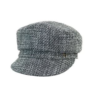 [캡텐(모자)]남녀공용 엘르 트위드 마린보이 캡 ELE5UNC003