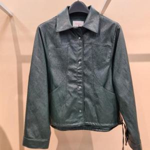 라티움 HC34 가볍고 부드러운 스텐카라 짧은 숏 레더페이크 가죽자켓 T2554jk02