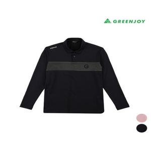 그린조이 세이브존07 남성 가슴 프린트 솔리드 긴팔 티셔츠 GF23KY54M5