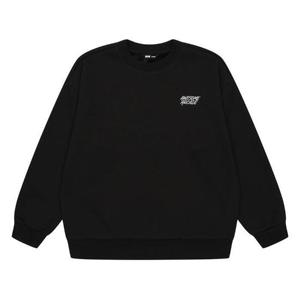 더센트럴 소이주니어 TC01 블랙 싱글 벨로아 본딩 맨투맨티 25W1401