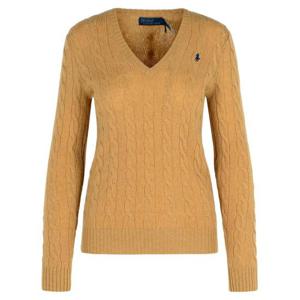 폴로 랄프로렌 포니 로고 자수 케이블 니트 v넥 스웨터 21197186
