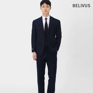 빌리버스 남성 데일리 겨울 모던 울블랜드 솔리드 테일러드 투피스 세트 BVOT179