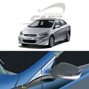 차량몰딩 카용품 A필라/C필라 창문 크롬몰딩 엑센트4도어 K-038