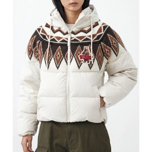 [지프] 여성 스노우 노르딕 니트 요크 베어 와펜 다운 자켓 점퍼 JQ4JPF406