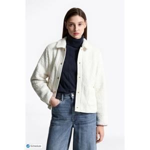 [타미힐피거여성] T22F9WJC090WT1 플리스 테디 재킷