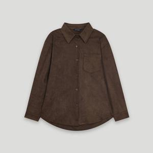 [코데즈컴바인] 플레인 포켓 스웨이드 셔츠 (CKD-SH383WB)