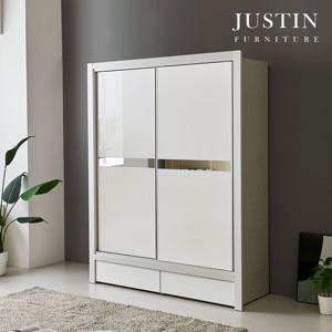 [저스틴퍼니처]엘렌 하이그로시 슬라이딩 장롱(고급형)-195cm