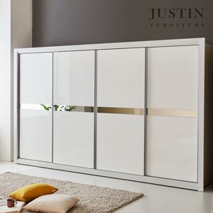 [저스틴퍼니처]엘렌 하이그로시 슬라이딩 장롱(실속형)-336cm