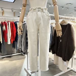 [에잇컨셉] 융기모 투버튼 배기 면팬츠 C25L2FPT002